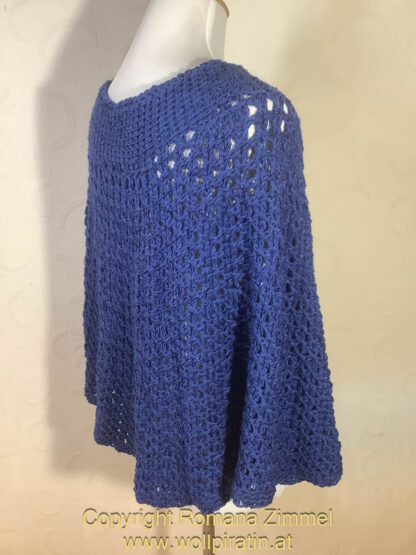Cape, tunesisch gehäkelt – Bild 9
