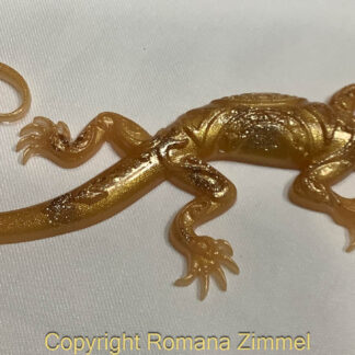 Dekorative Geckos aus Epoxidharz