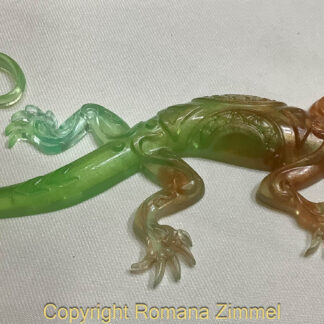 Dekorative Geckos aus Epoxidharz