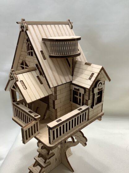 Baumhaus natur Holz Puzzle – Bild 5