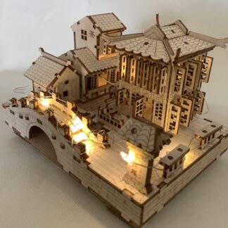 Chinesisches Teehaus Holz Puzzle