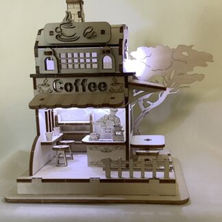 Coffee Shop Holz Puzzle