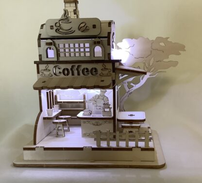 Coffee Shop Holz Puzzle