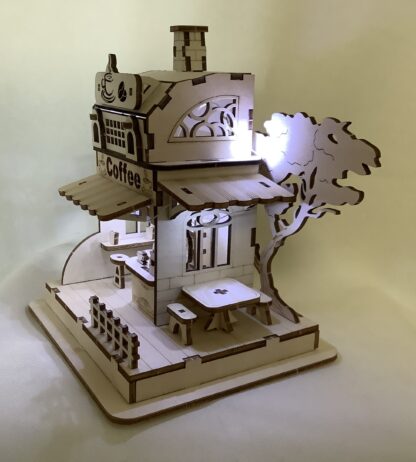 Coffee Shop Holz Puzzle – Bild 4