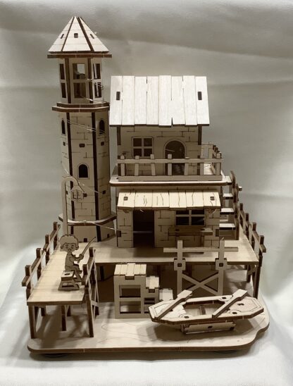 Leuchtturm Holz Puzzle – Bild 3