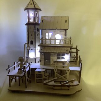 Leuchtturm Holz Puzzle