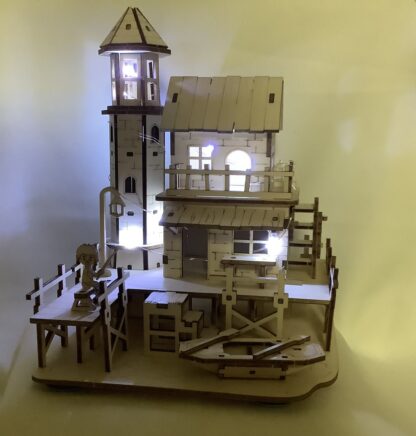 Leuchtturm Holz Puzzle