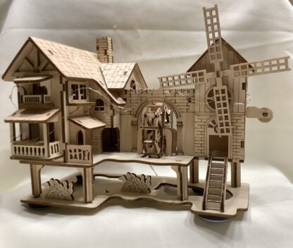 Mühle Holz Puzzle – Bild 3