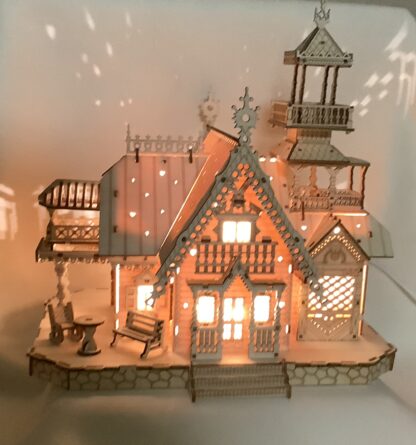 Villa Holz Puzzle – Bild 3